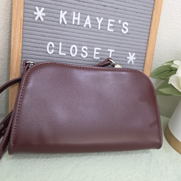 Authentic House Of Little Bunny Sushi Wallet On Chain Bag In Burgundy - Picture 2 of 6